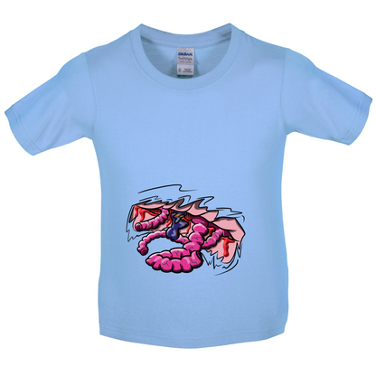 Halloween Guts Kids T Shirt