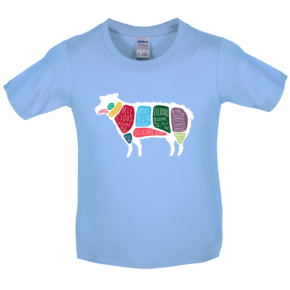 Delicious Sheep Kids T Shirt