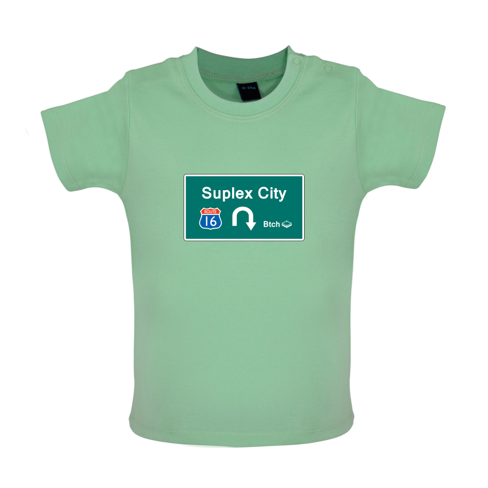 Suplex City Baby T Shirt
