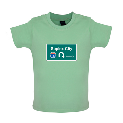 Suplex City Baby T Shirt
