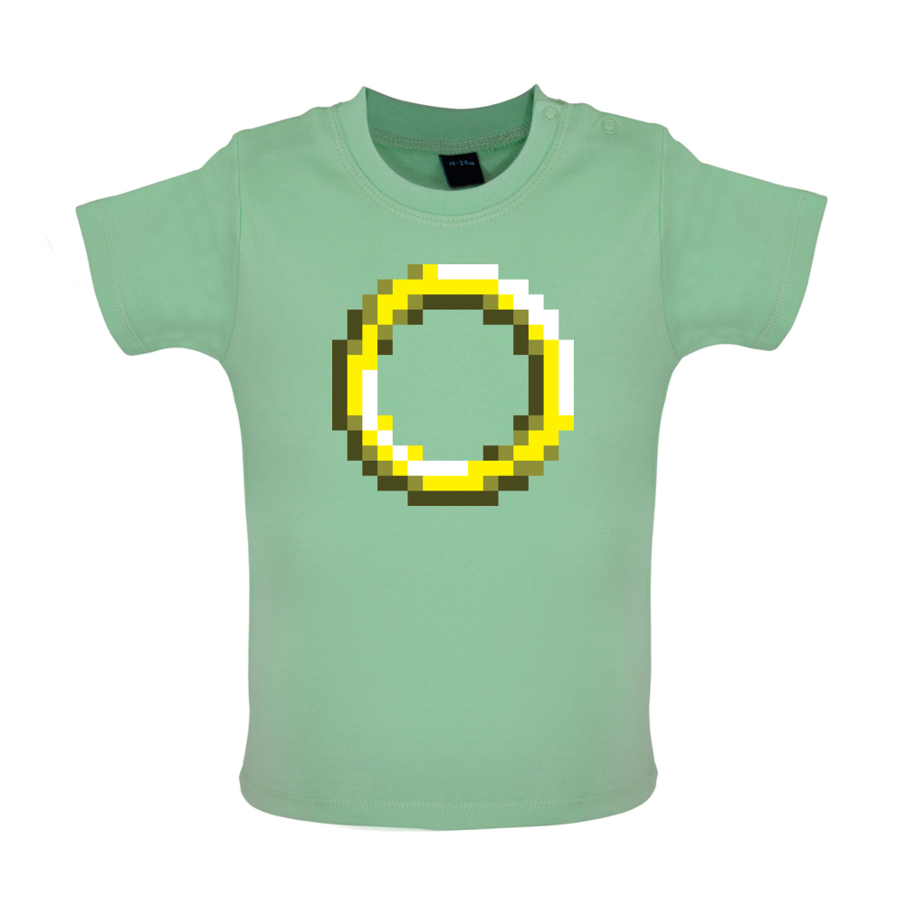 Retro Pixel Ring Baby T Shirt