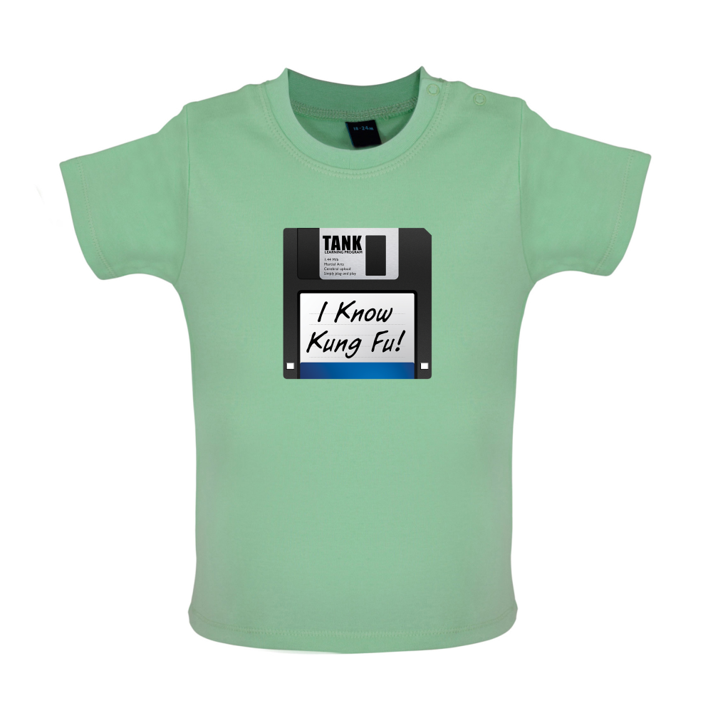 I Know Kung Fu Baby T Shirt