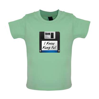 I Know Kung Fu Baby T Shirt