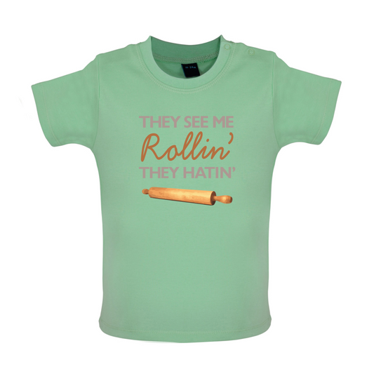 They See Me Rollin' Baby T Shirt