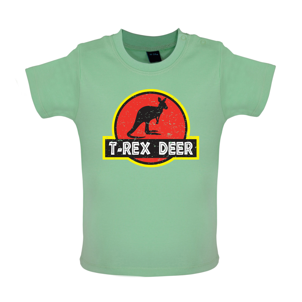 T-Rex Deer Baby T Shirt