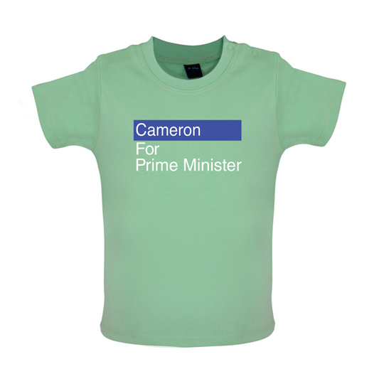 Cameron for Prime Minister Baby T Shirt