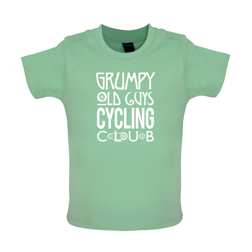 Grumpy Guys Cycling Club Baby T Shirt