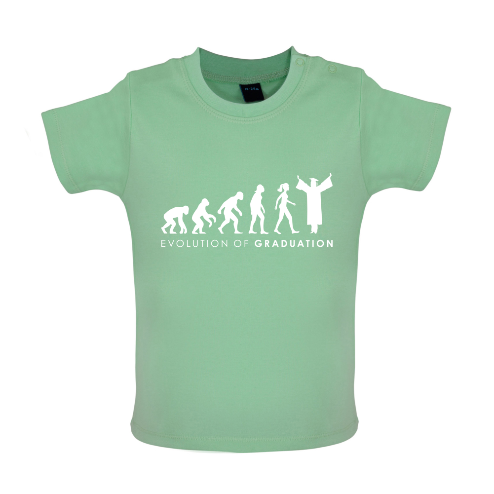 Evolution Of Woman Graduation Baby T Shirt
