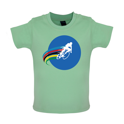 Cycling Stripes Baby T Shirt