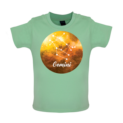 Gemini Sign Baby T Shirt