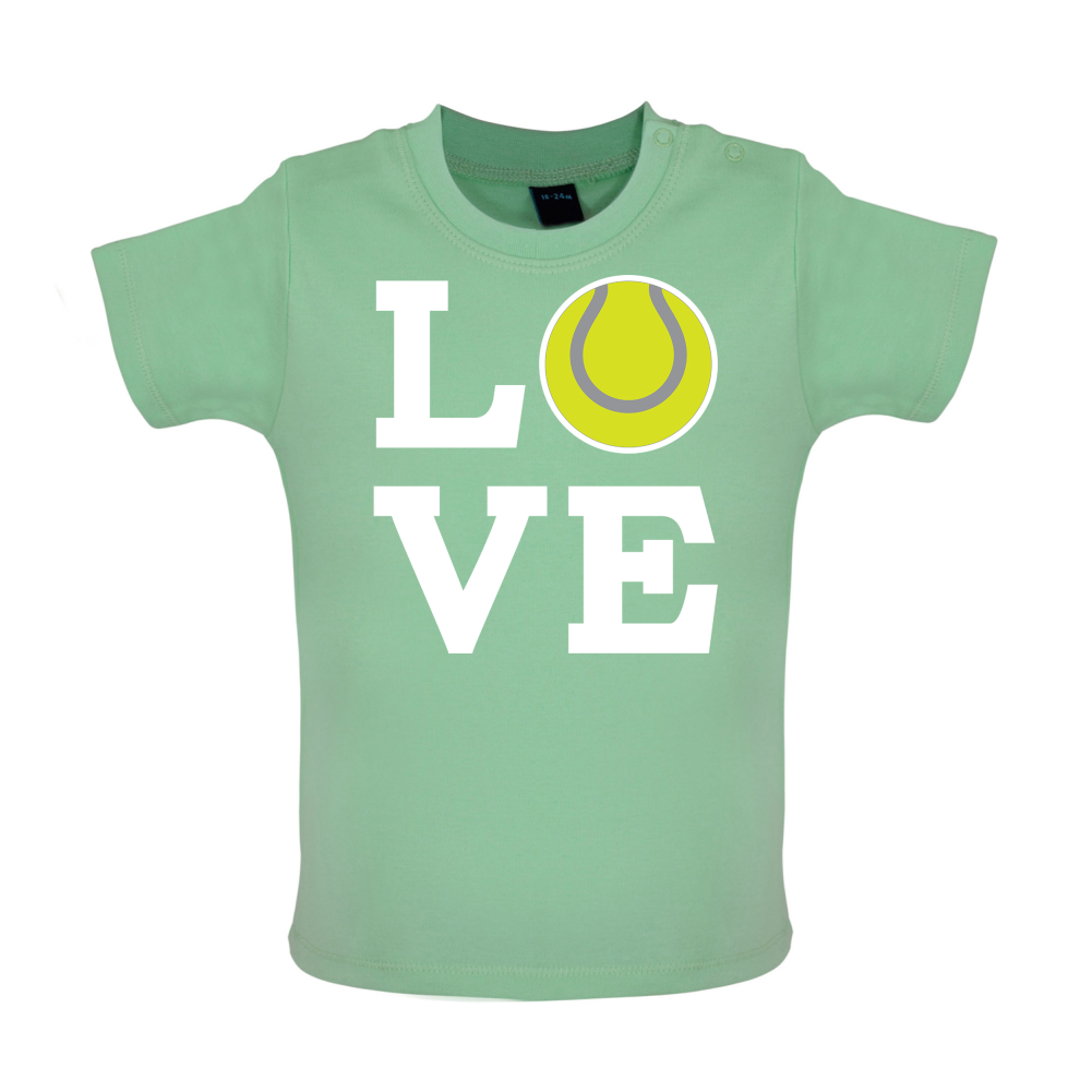 Love Tennis Baby T Shirt