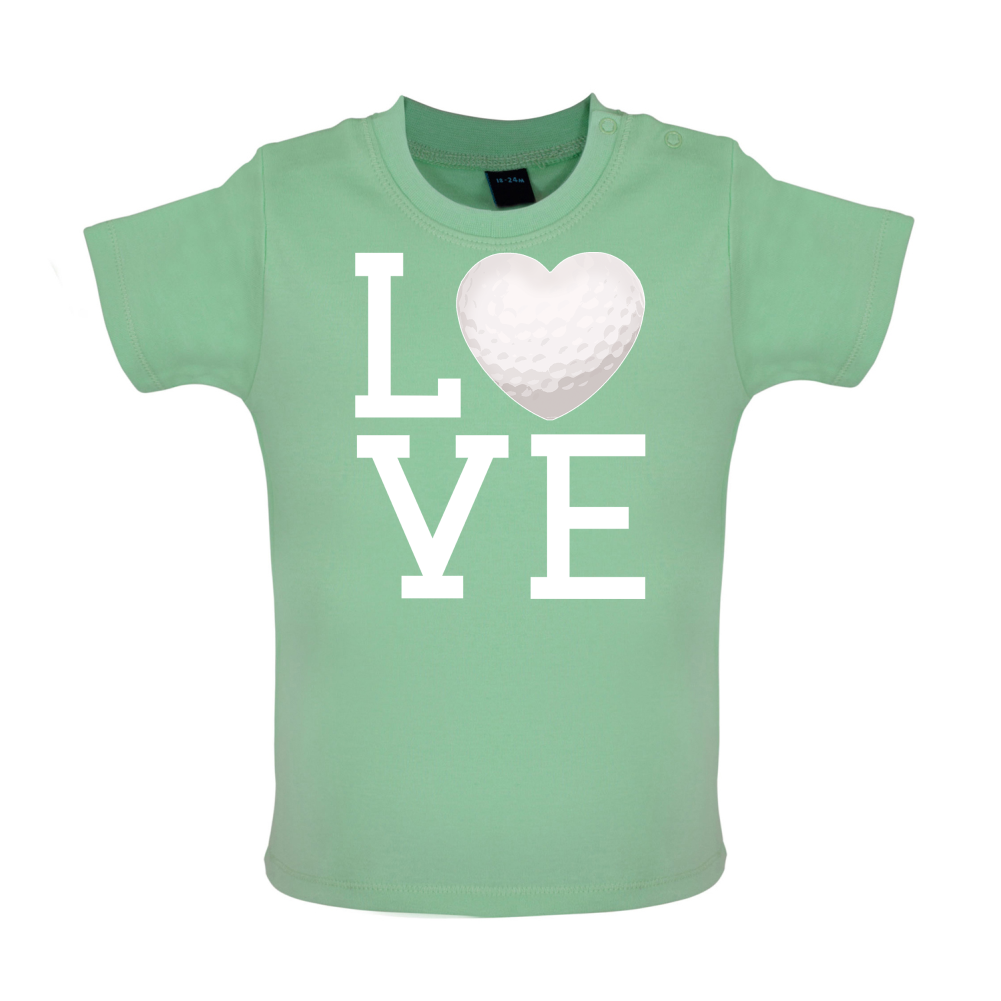 I Love Golf Baby T Shirt