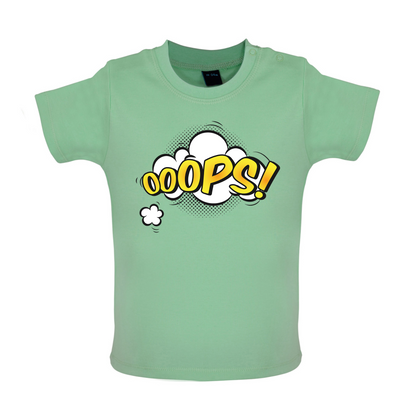 Oops! Word Art Baby T Shirt