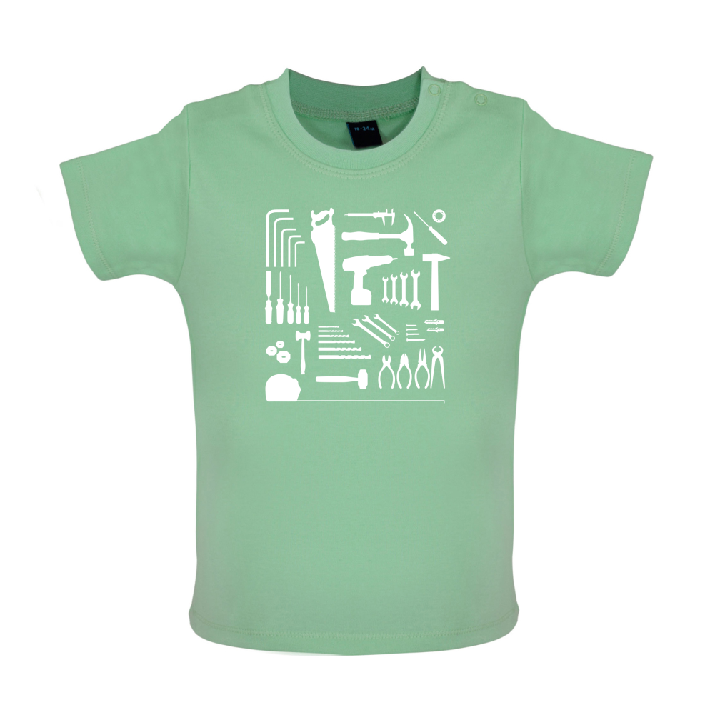 Tools Collage Baby T Shirt