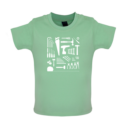 Tools Collage Baby T Shirt