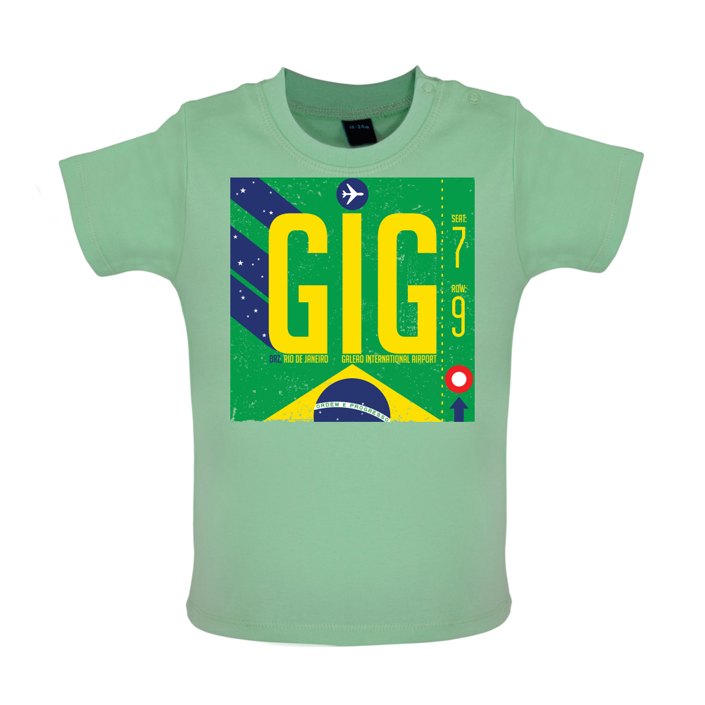 Rio Airport Baby T Shirt