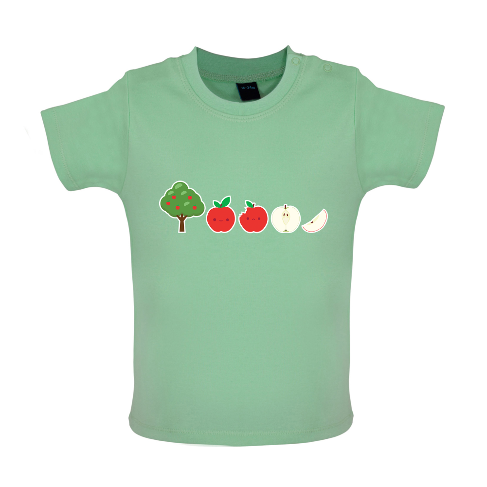 Evolution Of Apple Baby T Shirt