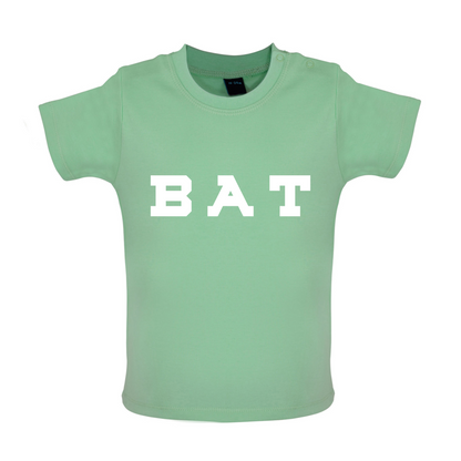 Justcie Bat College Style Baby T Shirt