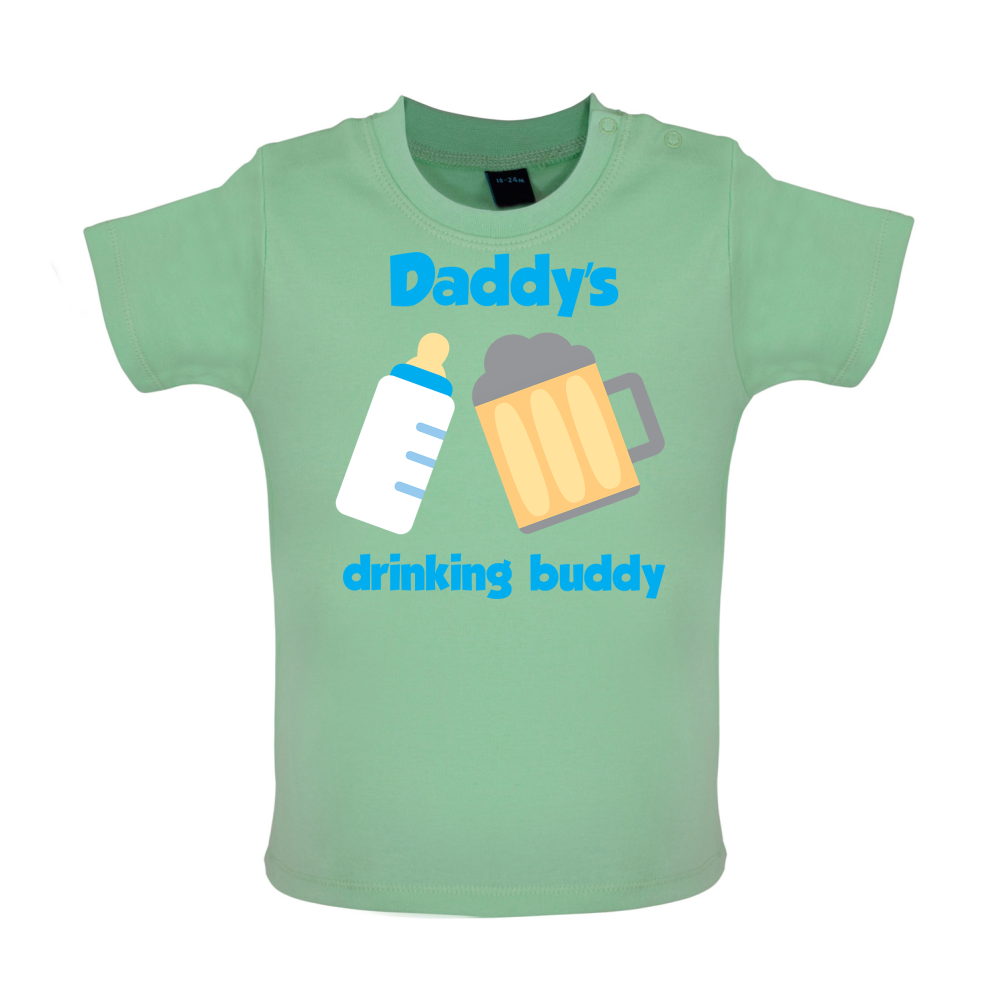 Daddy's Drinking Buddy Baby T Shirt