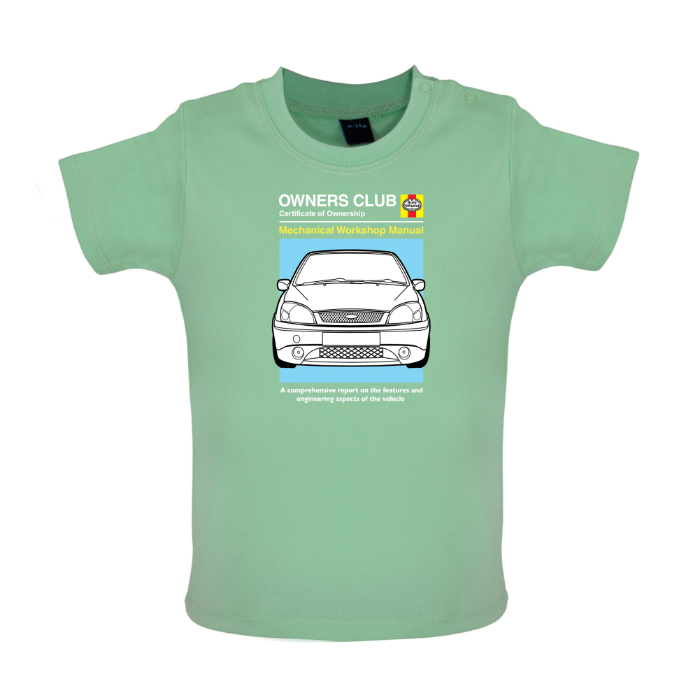 Car Owners Manual Ford Fiesta Baby T Shirt
