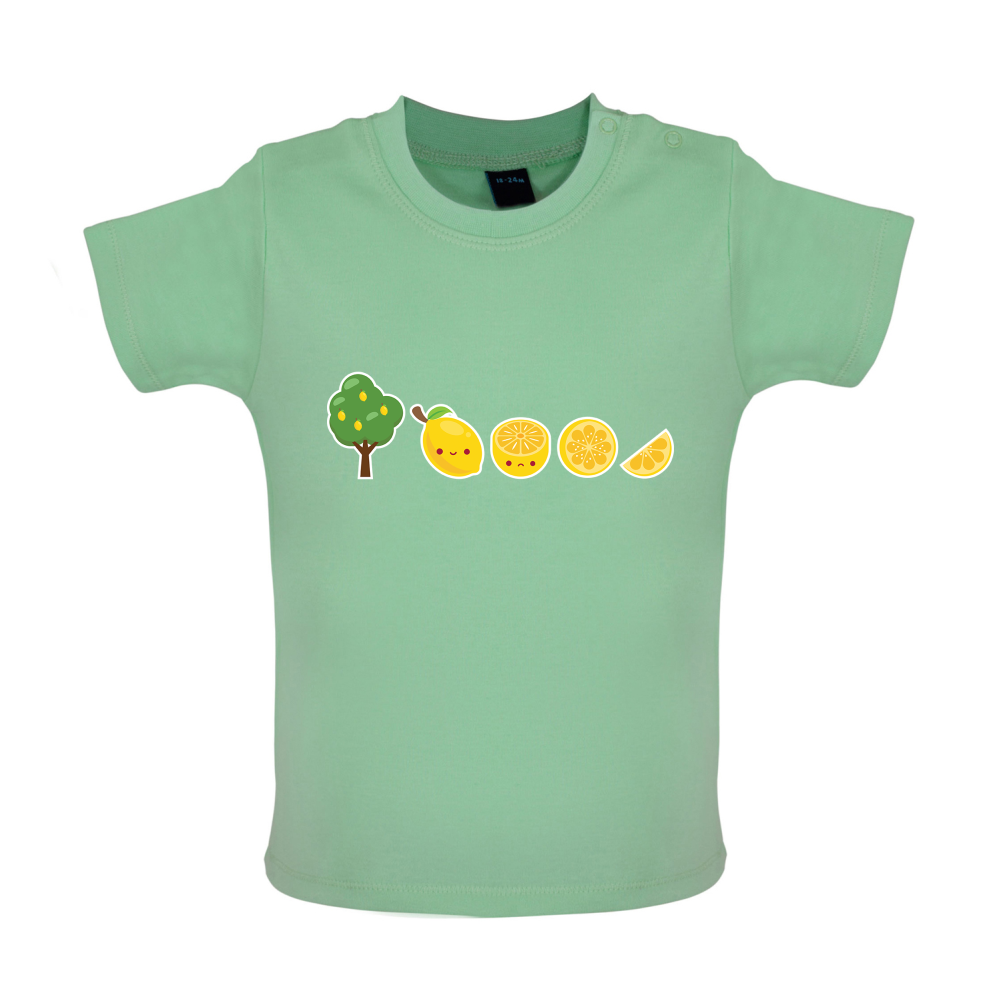 Evolution Of Lemon Baby T Shirt
