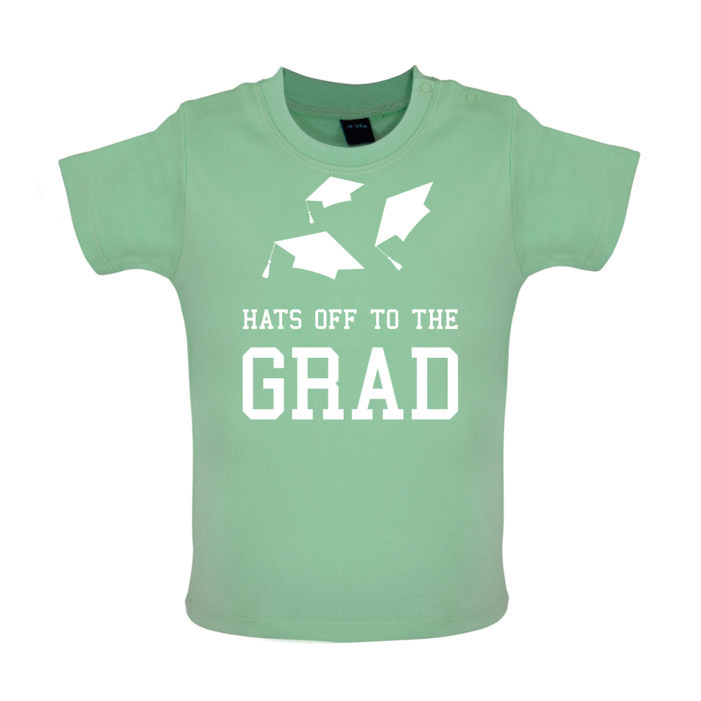 Hats Off To The Grad Baby T Shirt