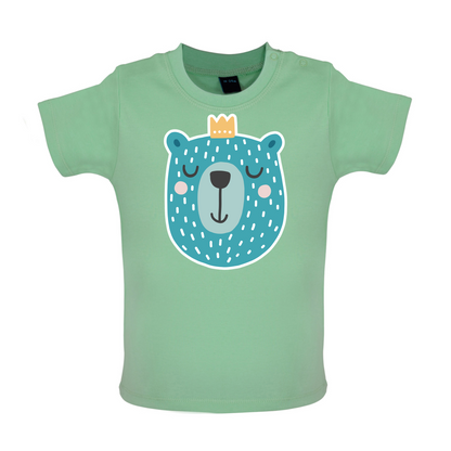 Smiley Face Bear Baby T Shirt