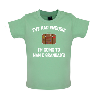 I'm Going To Nan And Grandad's Baby T Shirt