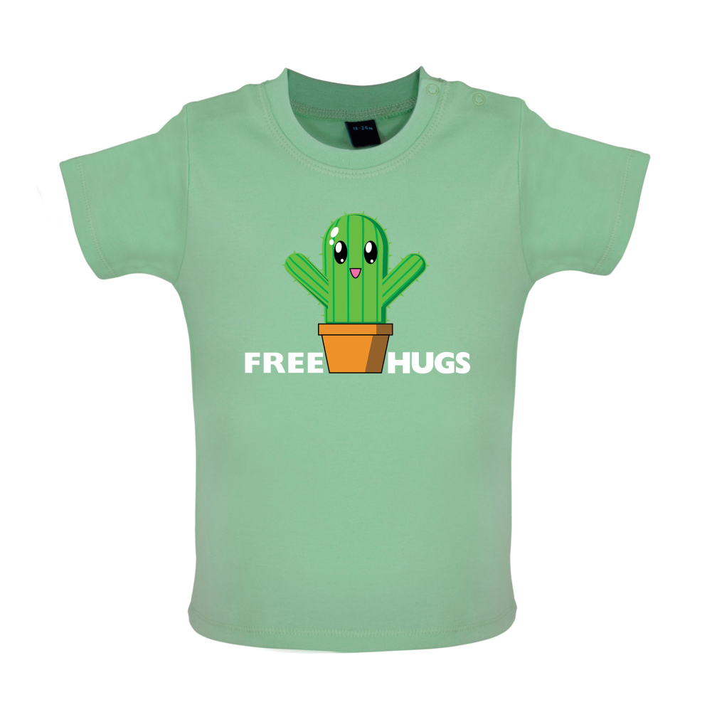 Free Cactus Hugs Baby T Shirt