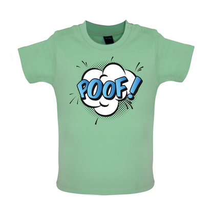 Poof! Word Art Baby T Shirt
