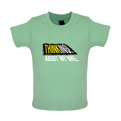 Thinking About My Bike Baby T Shirt