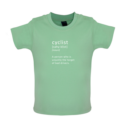 Funny Definition Cyclist Baby T Shirt