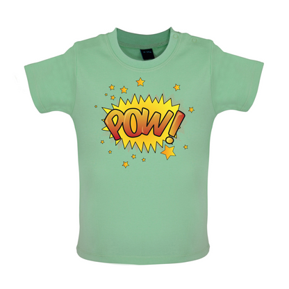 Pow! Word Art Baby T Shirt