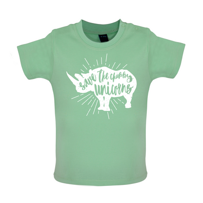 Chubby Unicorns Baby T Shirt