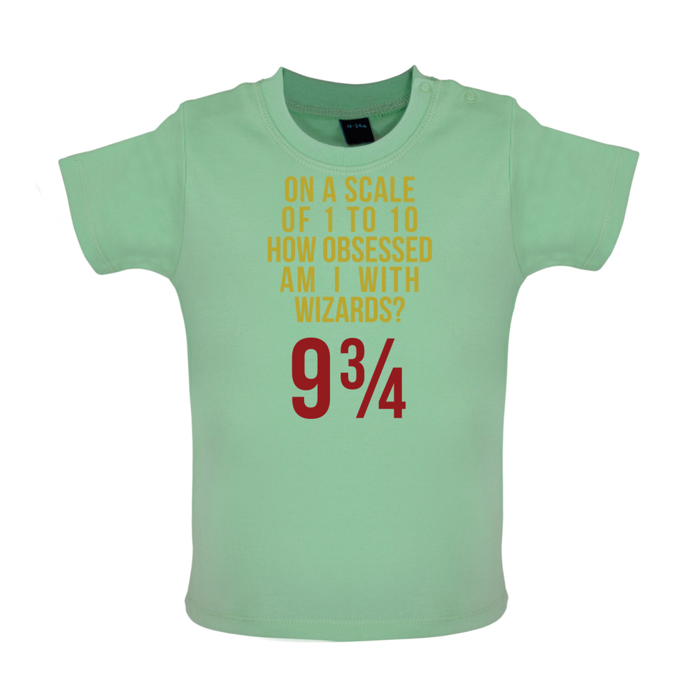 Obsessed With Wizards Baby T Shirt
