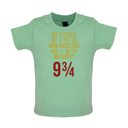 Obsessed With Wizards Baby T Shirt