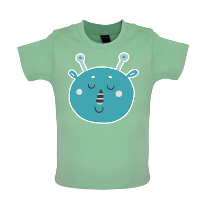 Smiley Face Martian Mrs T Shirt