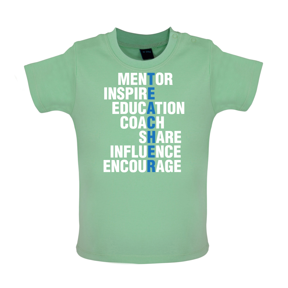 Teacher Quote Baby T Shirt