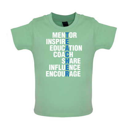 Teacher Quote Baby T Shirt