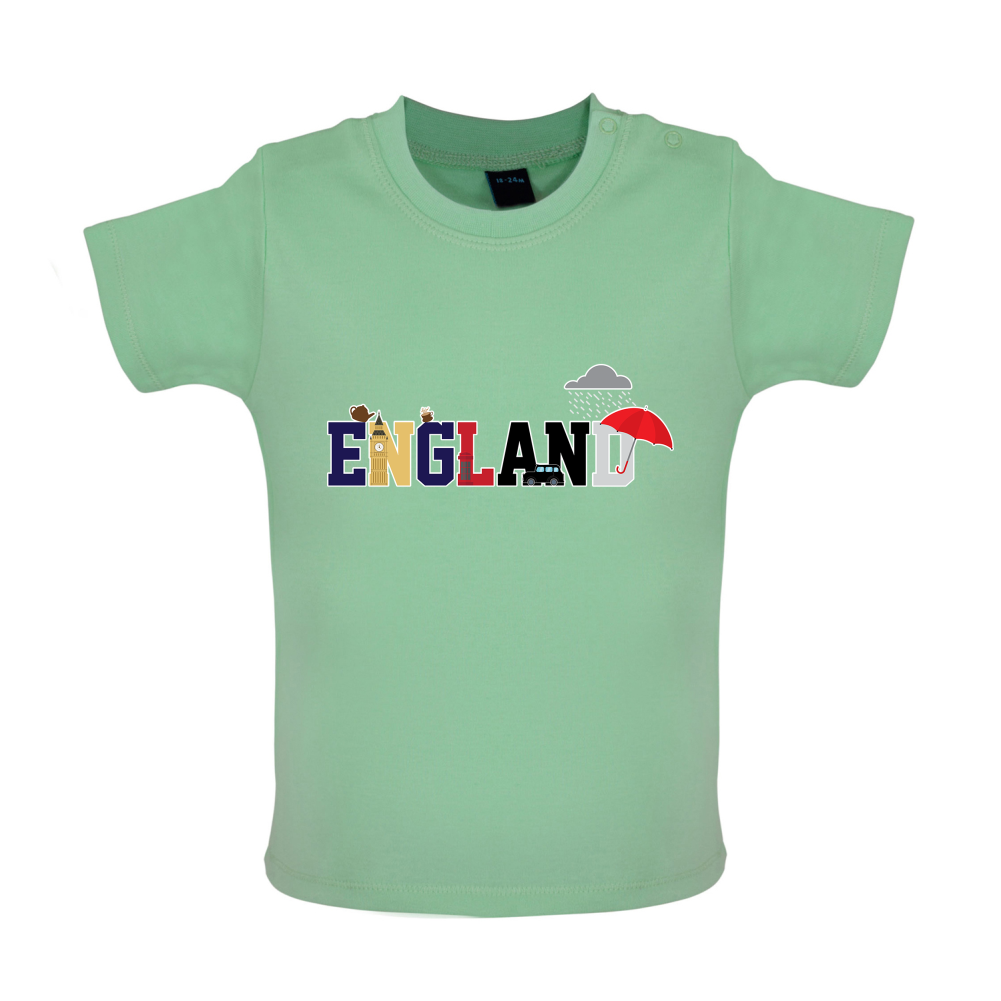 England (Icons) Baby T Shirt