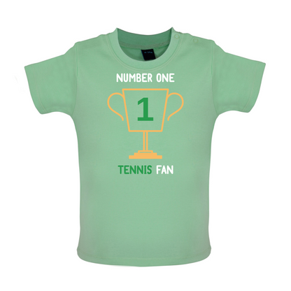 Number 1 Tennis Fan Baby T Shirt