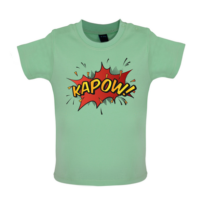 Kapow! Word Art Baby T Shirt
