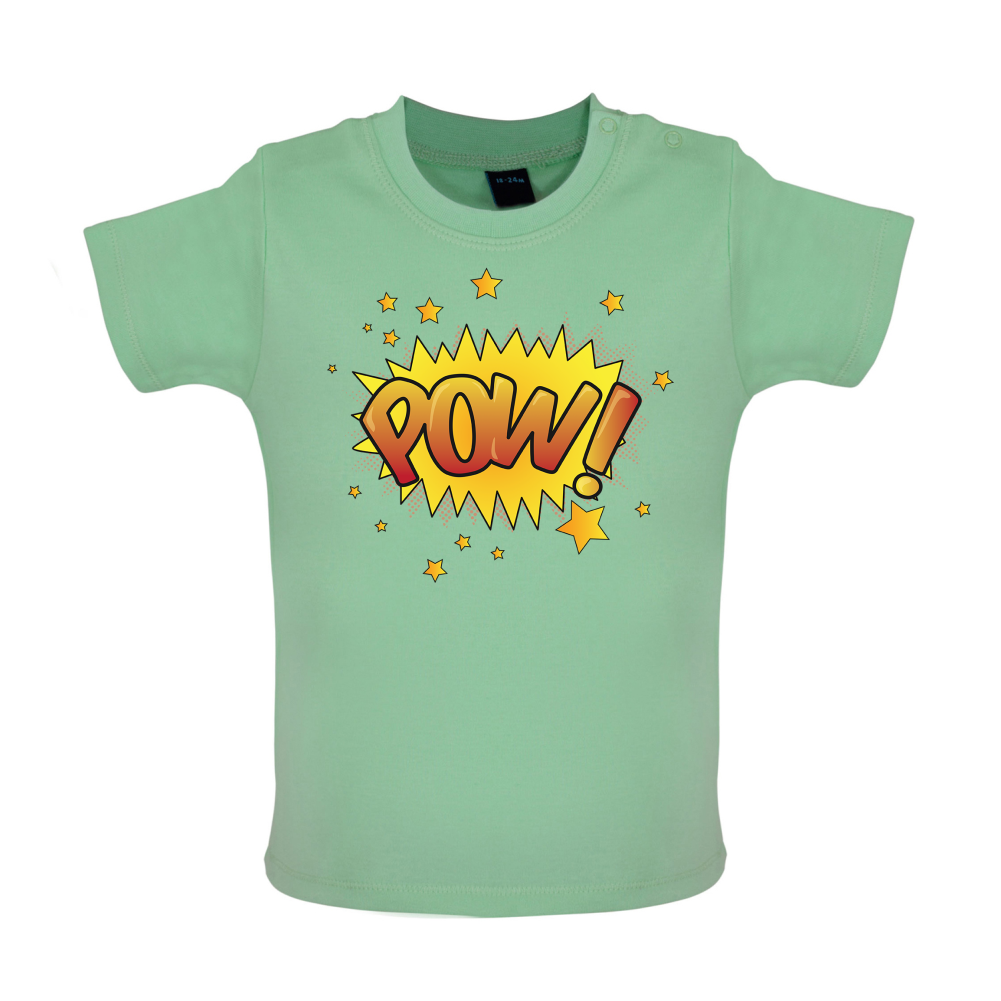 Pow! Word Art Baby T Shirt