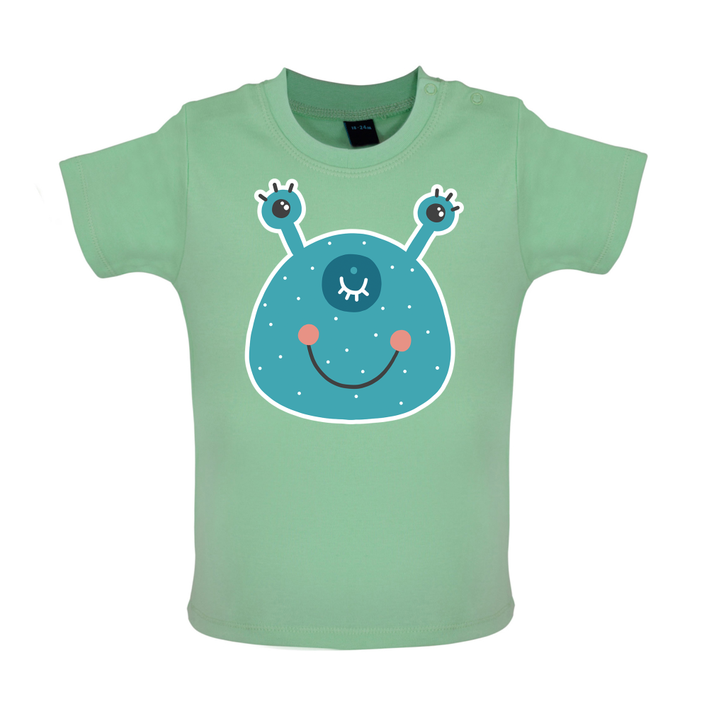 Smiley Face Alien Mrs T Shirt