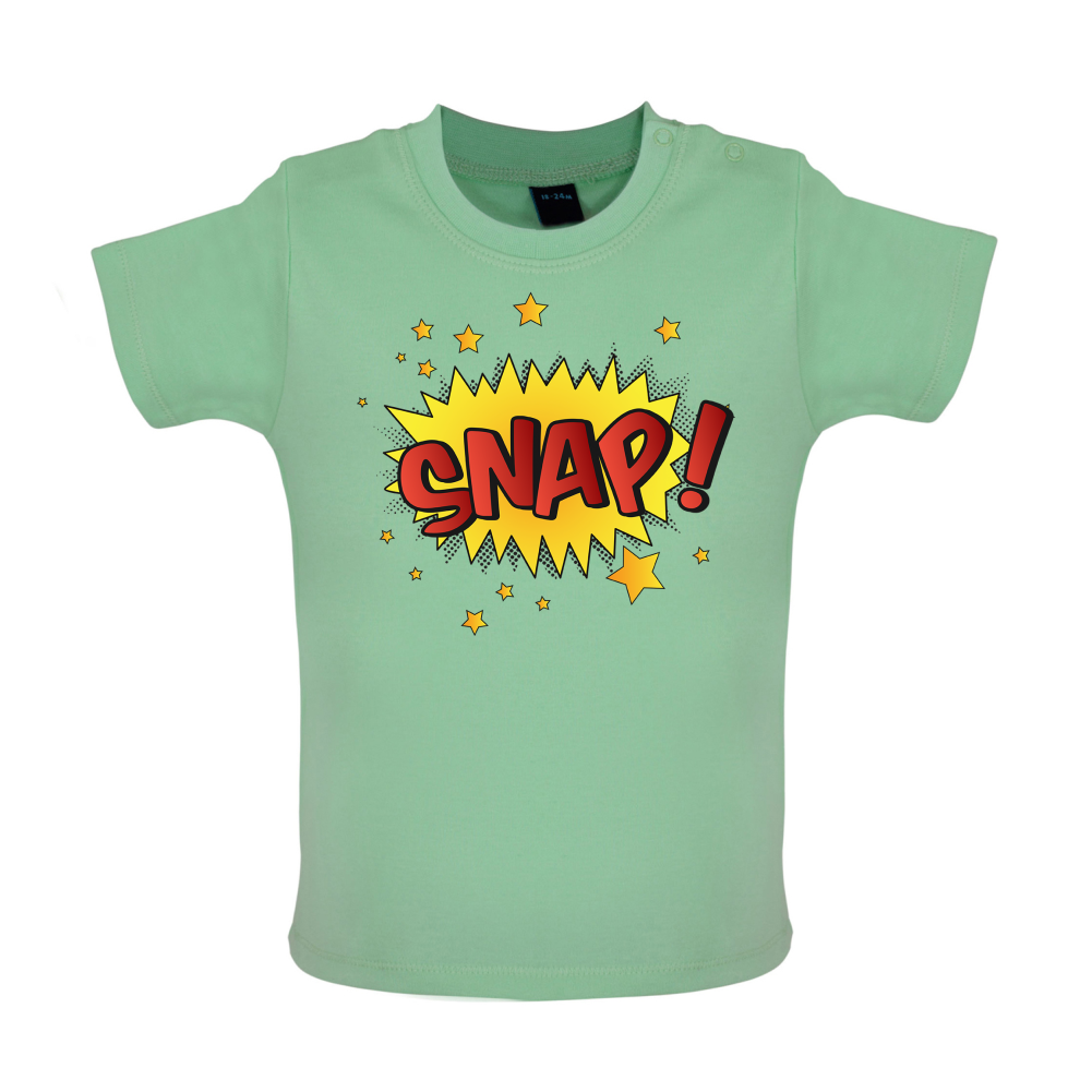 Snap! Word Art Baby T Shirt