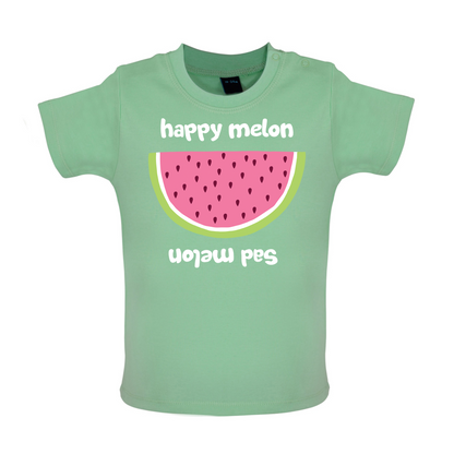 Happy Melon Sad Melon Baby T Shirt