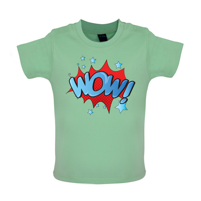 Wow! Word Art Baby T Shirt
