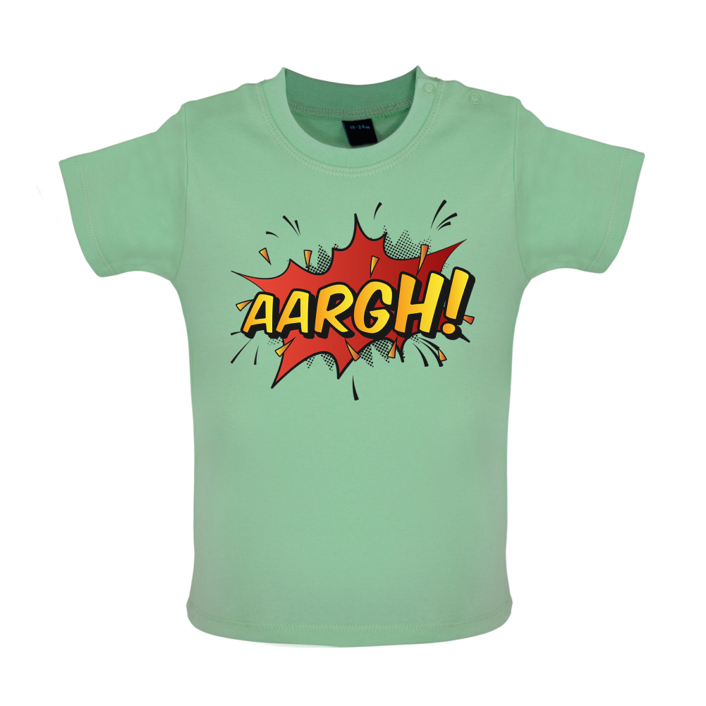 AARGH Word Art Baby T Shirt