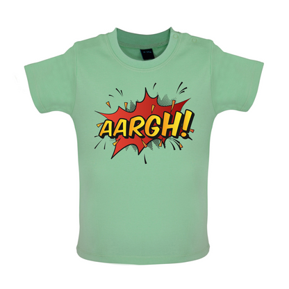 AARGH Word Art Baby T Shirt