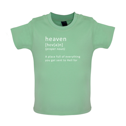 Funny Definition Heaven Baby T Shirt